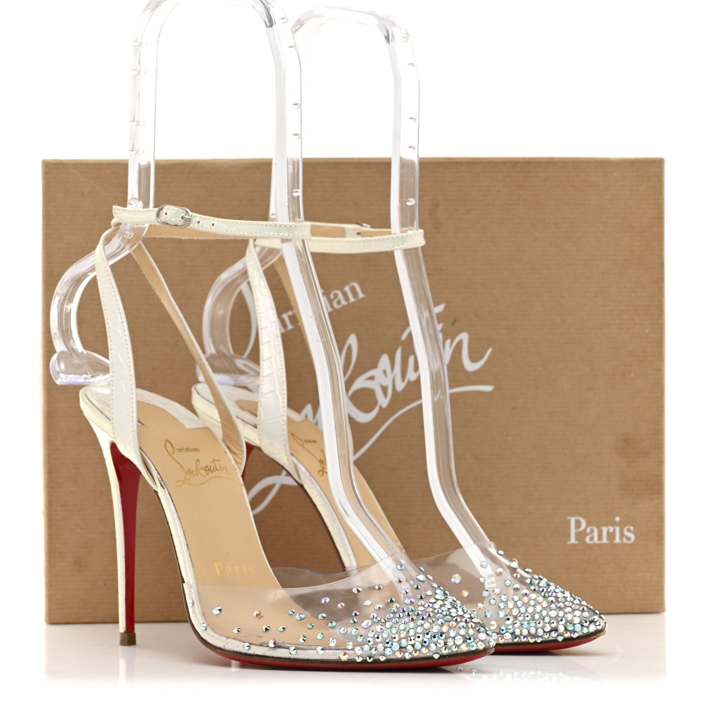 PVC Calf Alicoco Spikaqueen 100 Pumps 36.5 White