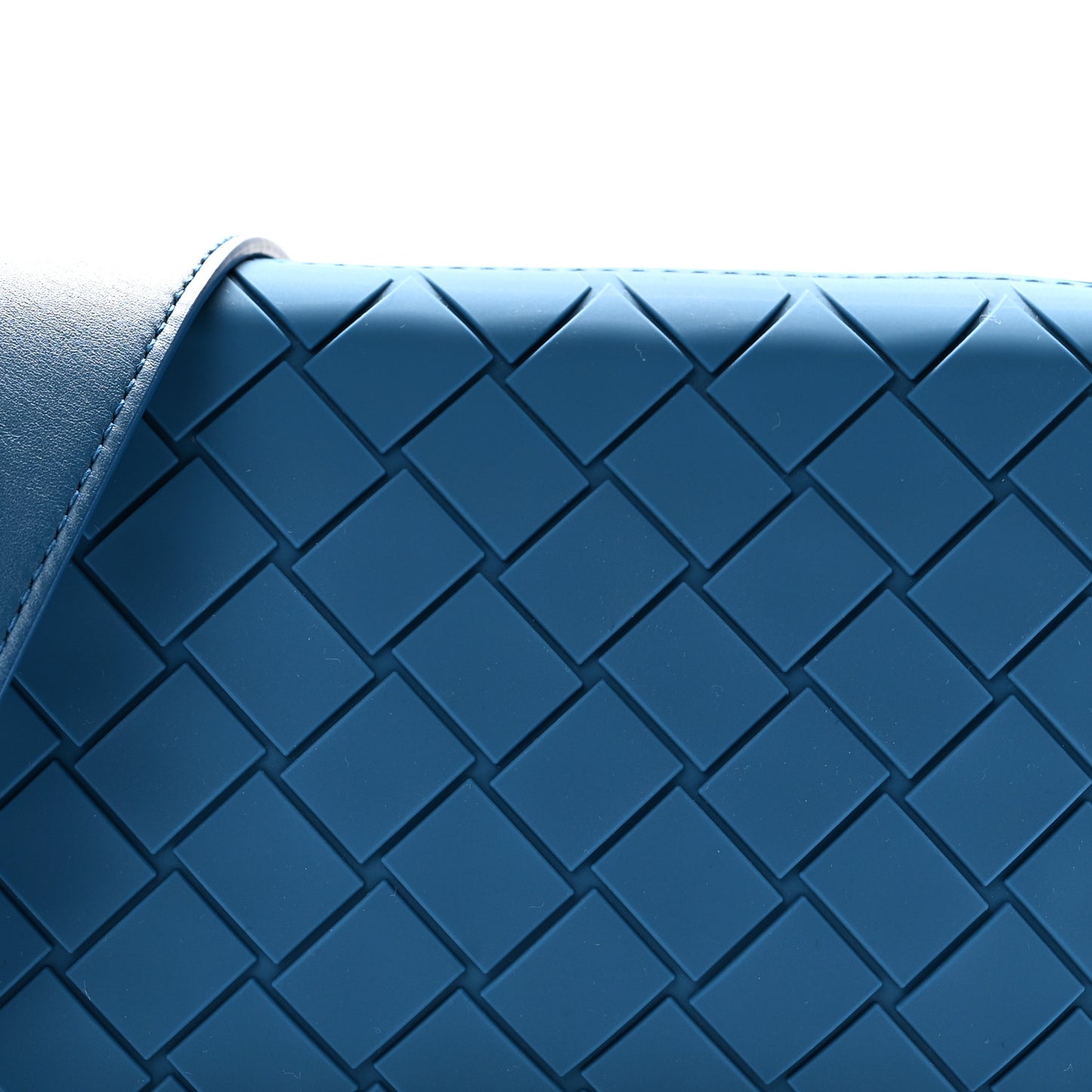 Rubber Intrecciato Tech Crossbody Deep Pacific