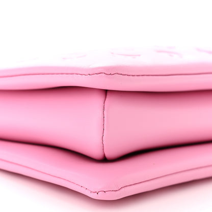 Louis Vuitton Lambskin Embossed Monogram Coussin PM Rose Bonbon 8 of 9