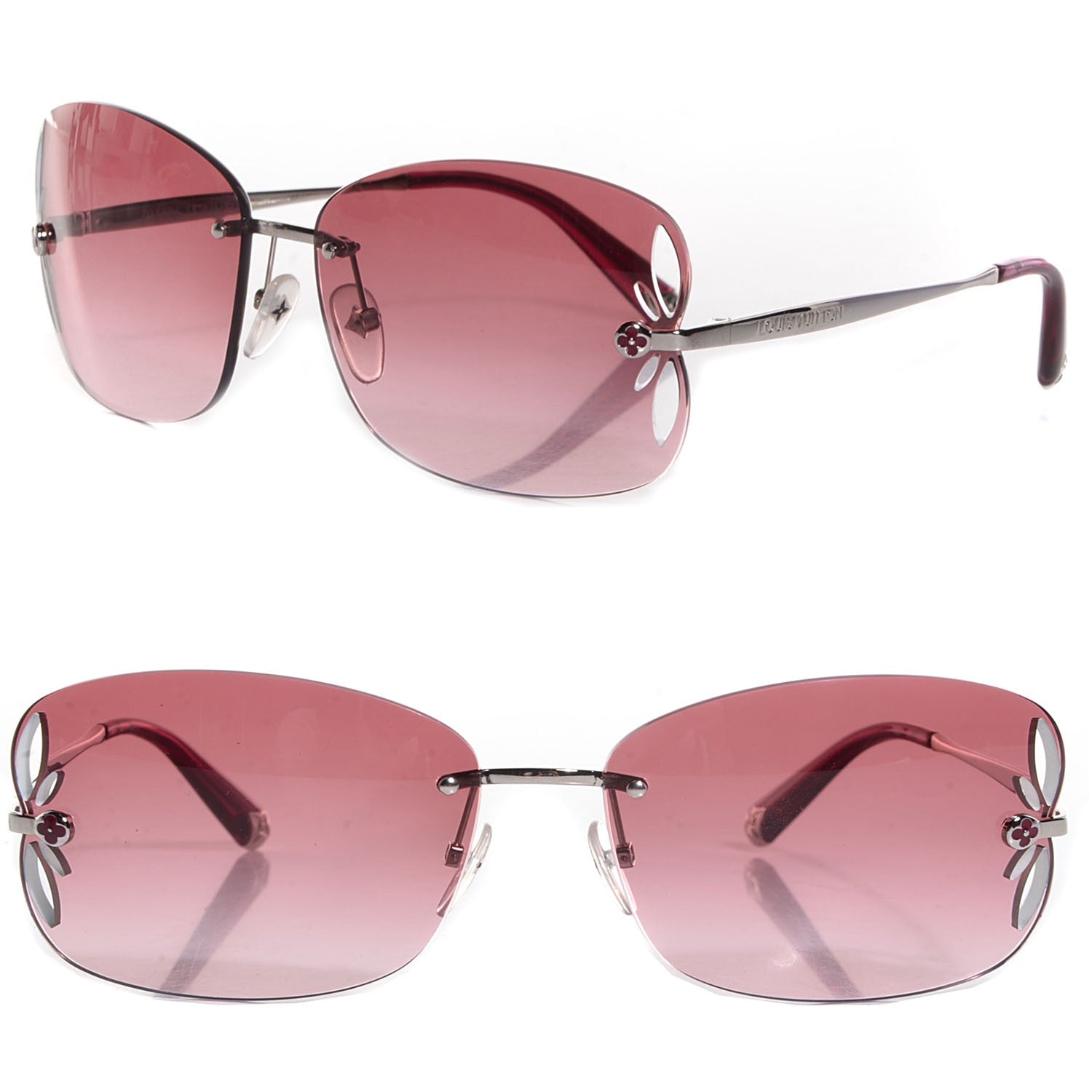 Louis Vuitton Lily Sunglasses Z0372U Pink 1 of 4