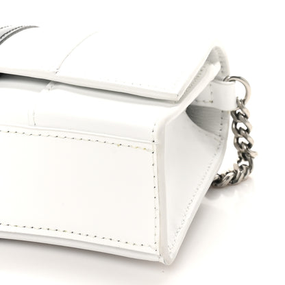 Balenciaga X ADIDAS Box Calfskin Hourglass Chain Bag White 9 of 9