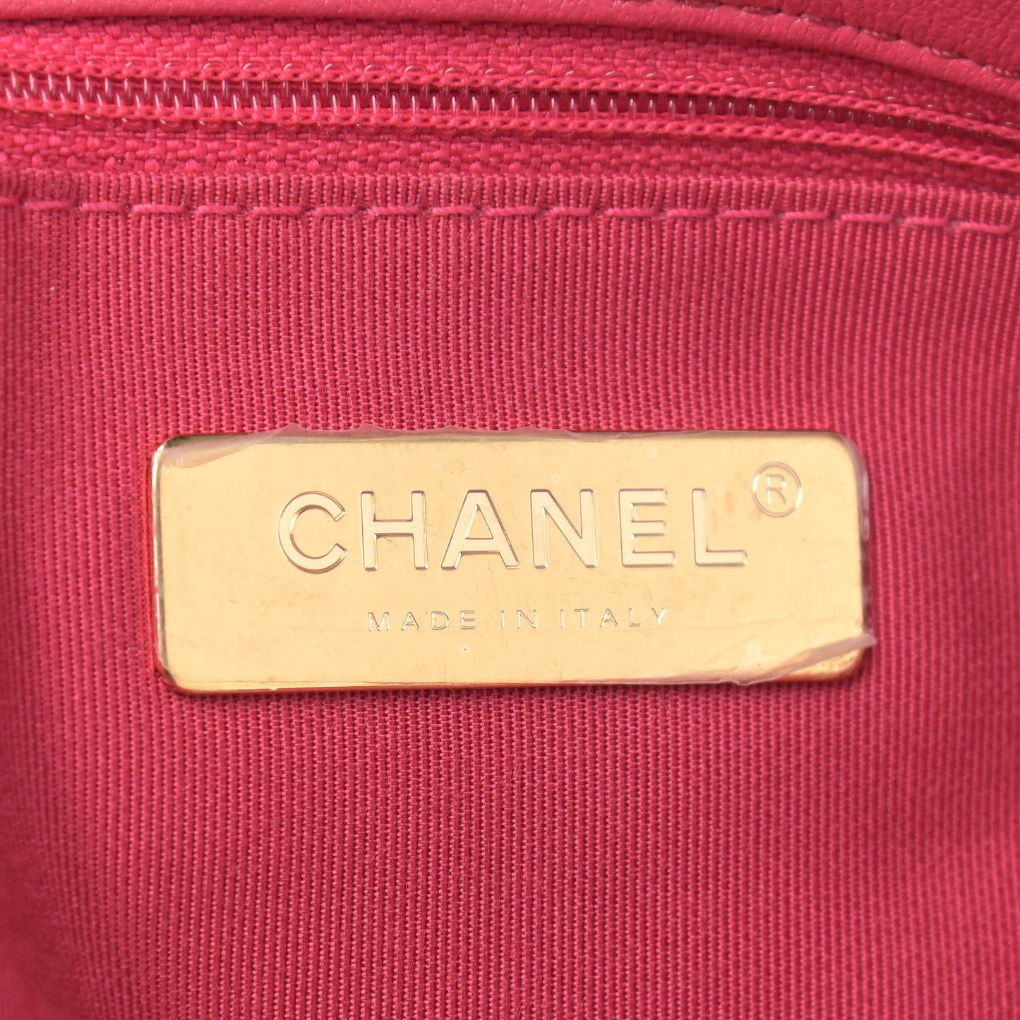 Lambskin Quilted Medium Chanel 19 Flap Dark Pink