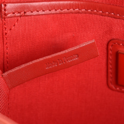 Christian Louboutin Calfskin Studded Loubiposh Chain Clutch Papaya 7 of 7