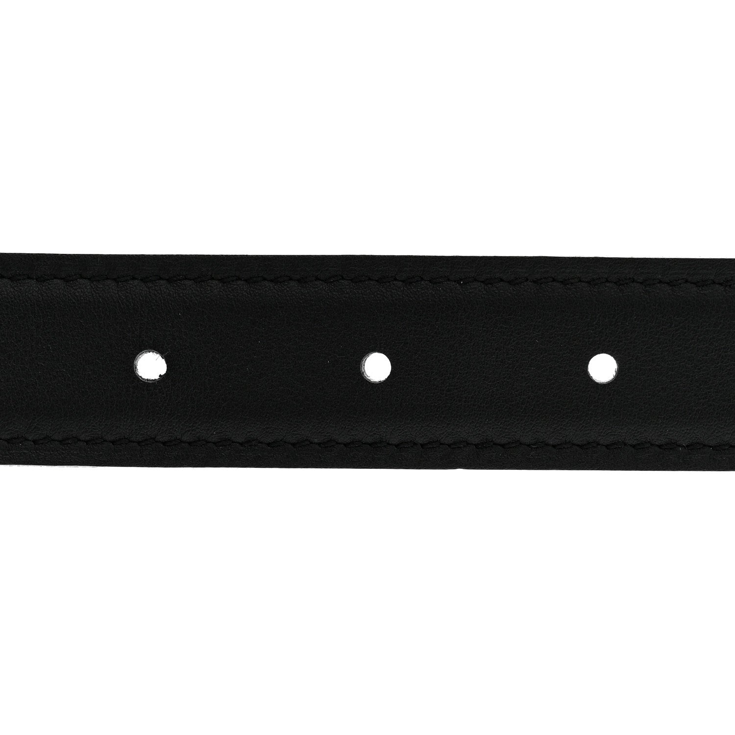 Hermes Swift Epsom 24mm Mini H Belt 85 34 Black Etoupe 5 of 5