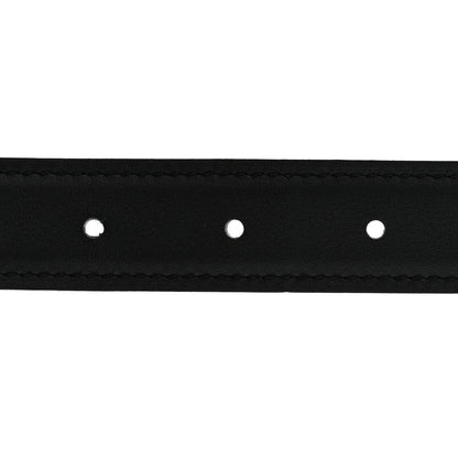 Hermes Swift Epsom 24mm Mini H Belt 85 34 Black Etoupe 5 of 5
