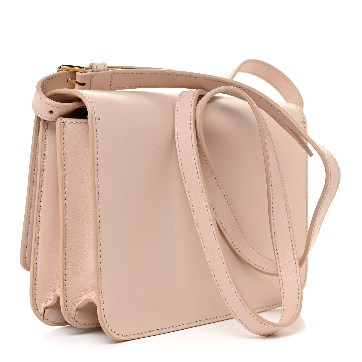 Burberry Calfskin Small TB Bag Rose Beige 3 of 14