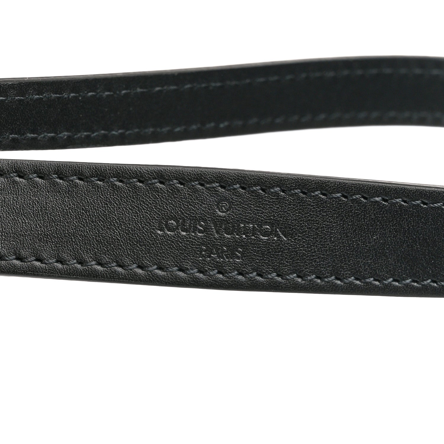Louis Vuitton Calfskin City Steamer MM Shoulder Strap Black 4 of 4