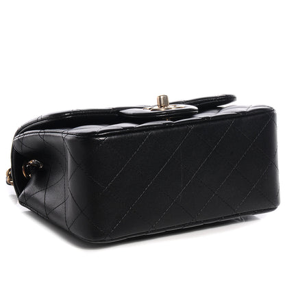 Chanel Lambskin Quilted Mini Square Flap Black 4 of 9