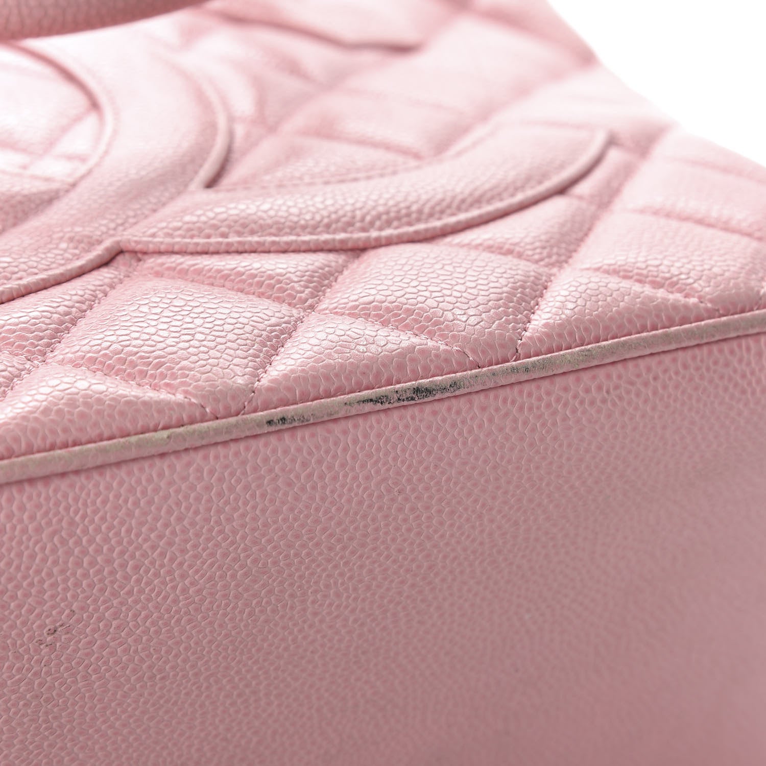Chanel Caviar Quilted Medallion Tote Light Pink 12 of 15