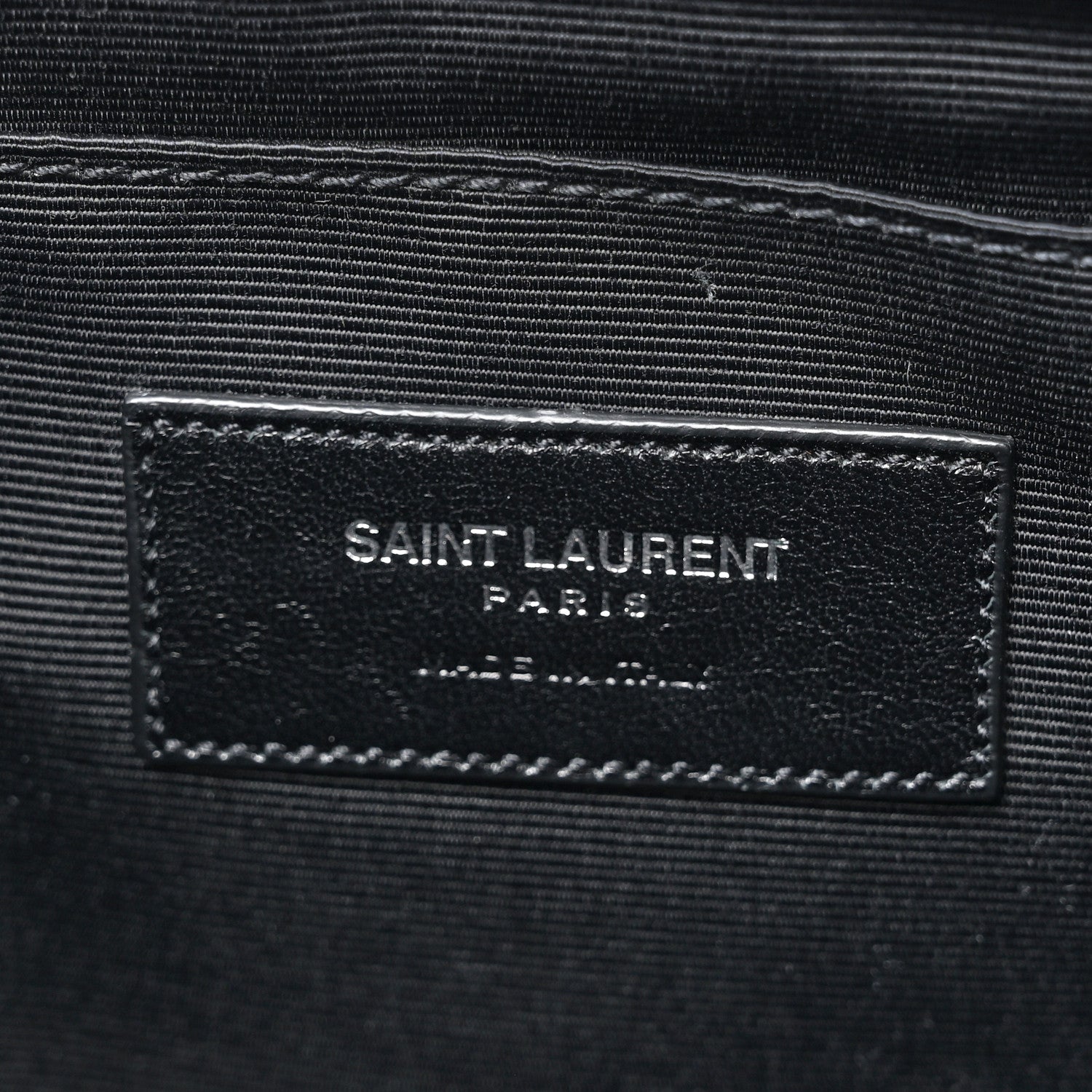 Saint Laurent Suede Calfskin Small Fringe Crossbody Bag Black 6 of 10