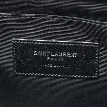 Saint Laurent Suede Calfskin Small Fringe Crossbody Bag Black 6 of 10