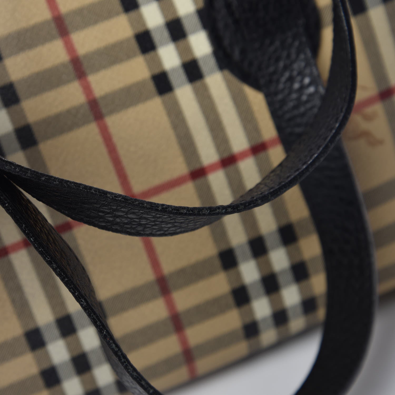 Burberry Haymarket Check Medium Regent Tote Black 15 of 17