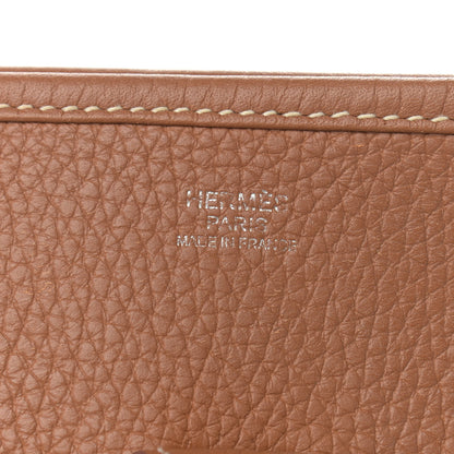 Hermes Taurillon Clemence Evelyne III GM Gold 6 of 10