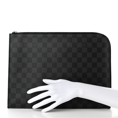 Louis Vuitton Damier Graphite Pochette Jour GM 2 of 10