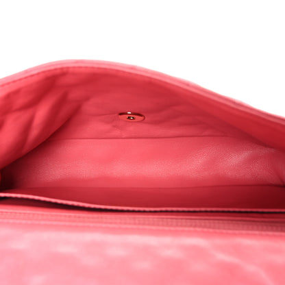 Chanel Lambskin Quilted Valentine Charms Medium Single Flap Pink 5 of 10