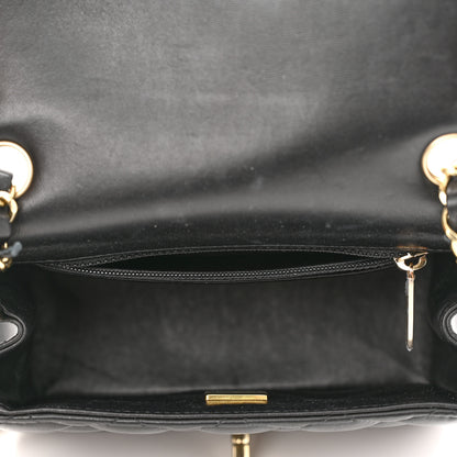 Chanel Lambskin Quilted Mini Square Flap Black 5 of 14