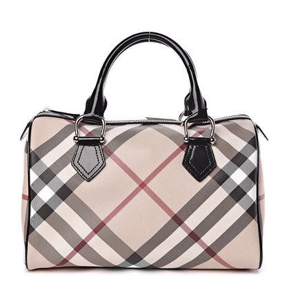 Burberry Supernova Check Small Chester Bowling Bag Black 1 of 9