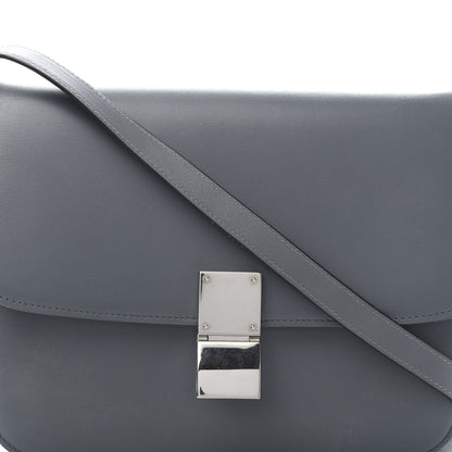 Celine Box Calfskin Medium Classic Box Flap Bag Grey 13 of 13