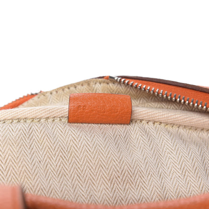 Hermes Taurillon Clemence Victoria II 35 Orange 9 of 11