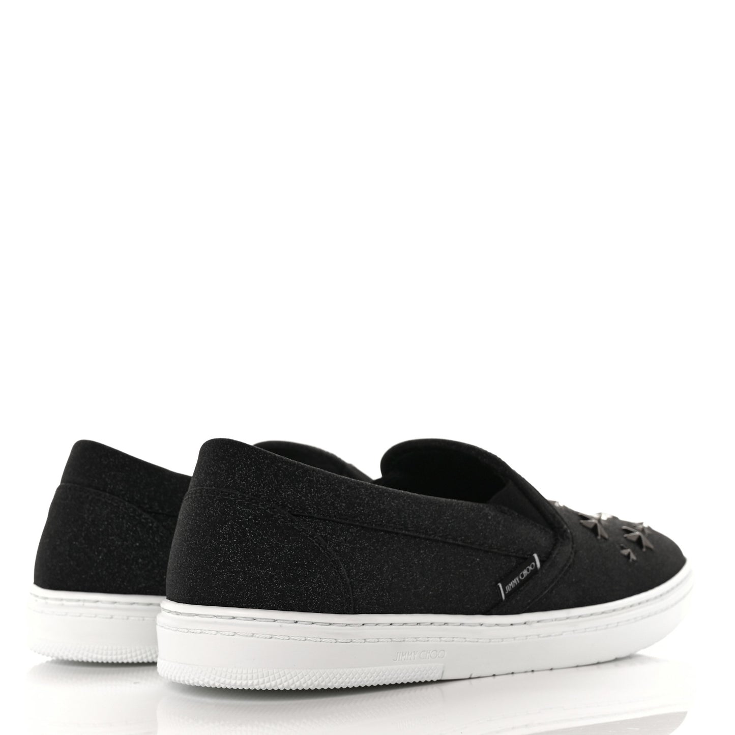 Fine Glitter Suede Mens Grove Sneakers 42.5 Black