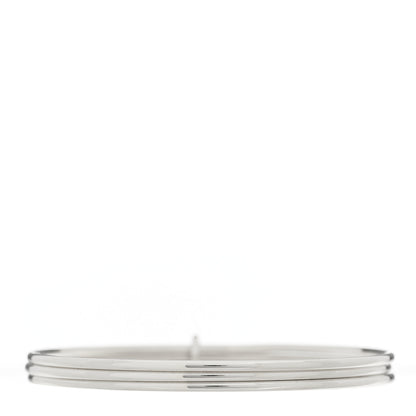 Tiffany Sterling Silver Heart Triple Bangle Bracelet 2 of 4