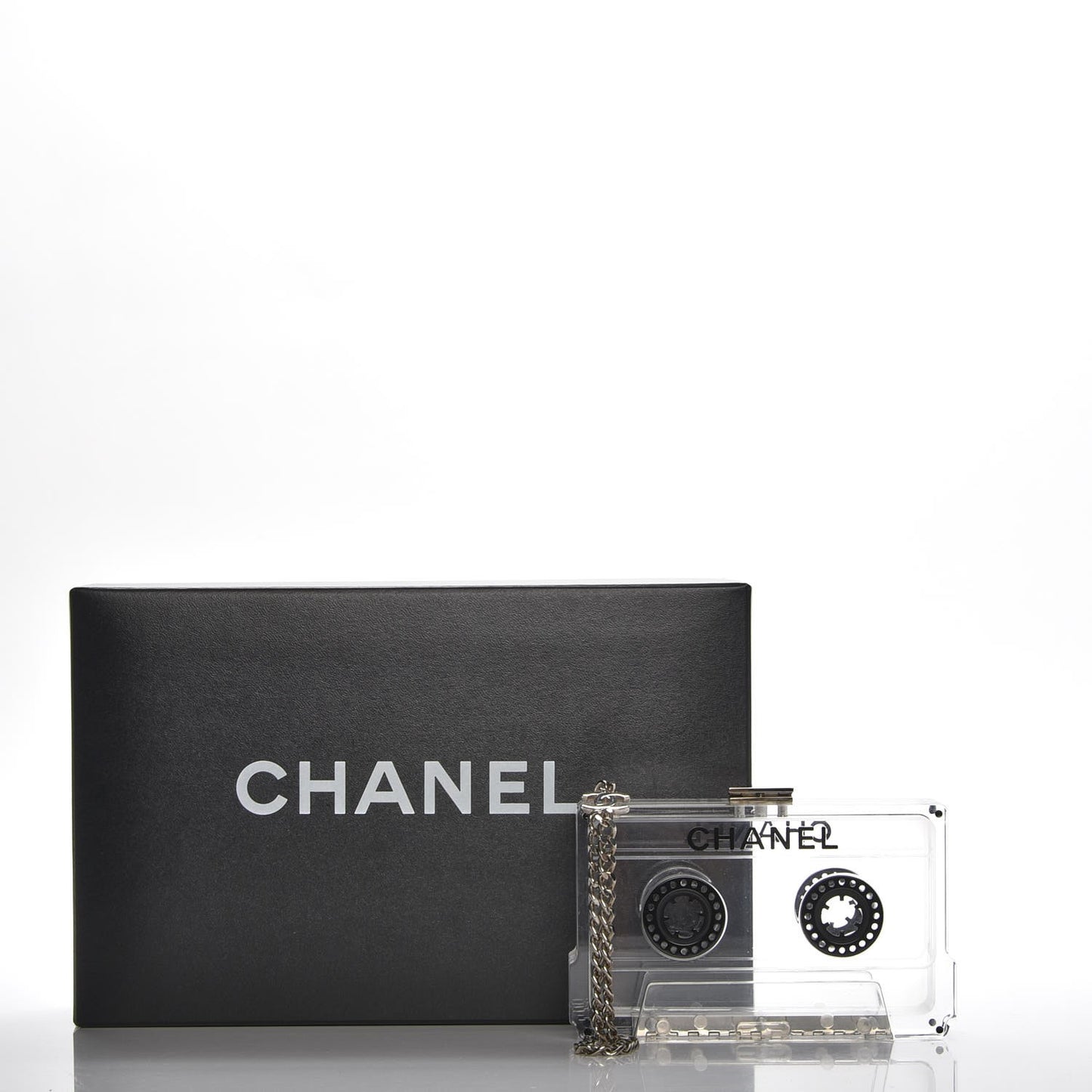 Lucite Cassette Clutch