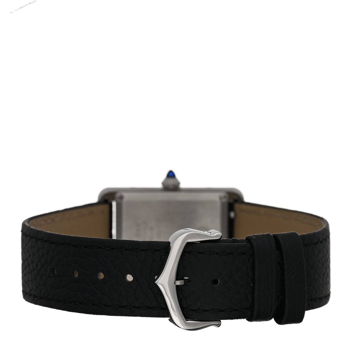 Stainless Steel Calfskin 25mm Must de Cartier Tank Quartz Watch