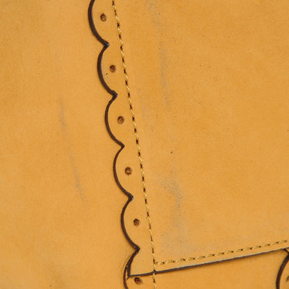 Mulberry Smooth Nubuck Small Cookie Bayswater Satchel Ochre 8 of 8