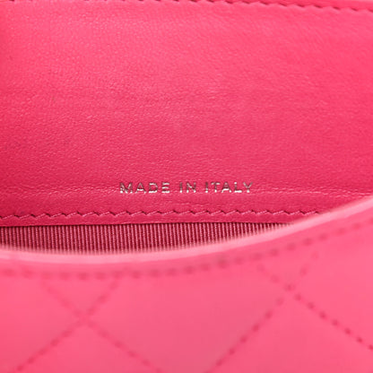 Chanel Lambskin Quilted Small Flap Wallet Pink 7 of 18