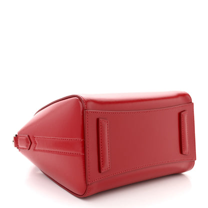 Givenchy Shiny Lord Calfskin Mini Antigona Dark Red 4 of 10
