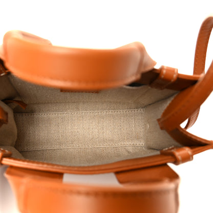 Chloe Calfskin Mini Woody Ribbon Tote Caramel 5 of 10