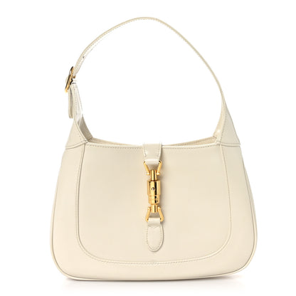 Gucci Boarded Dyana Lux Calfskin Small Jackie 1961 Hobo Mystic White 1 of 10