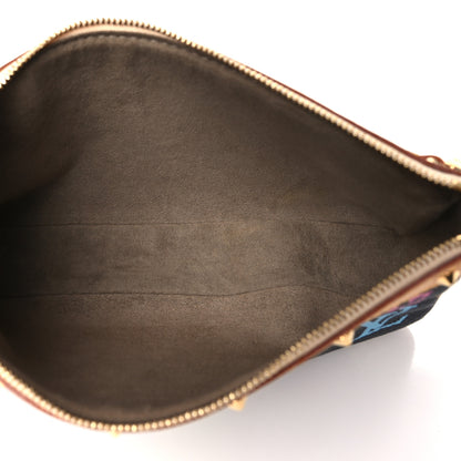 Louis Vuitton Monogram Multicolor Pochette Accessories Black 5 of 10