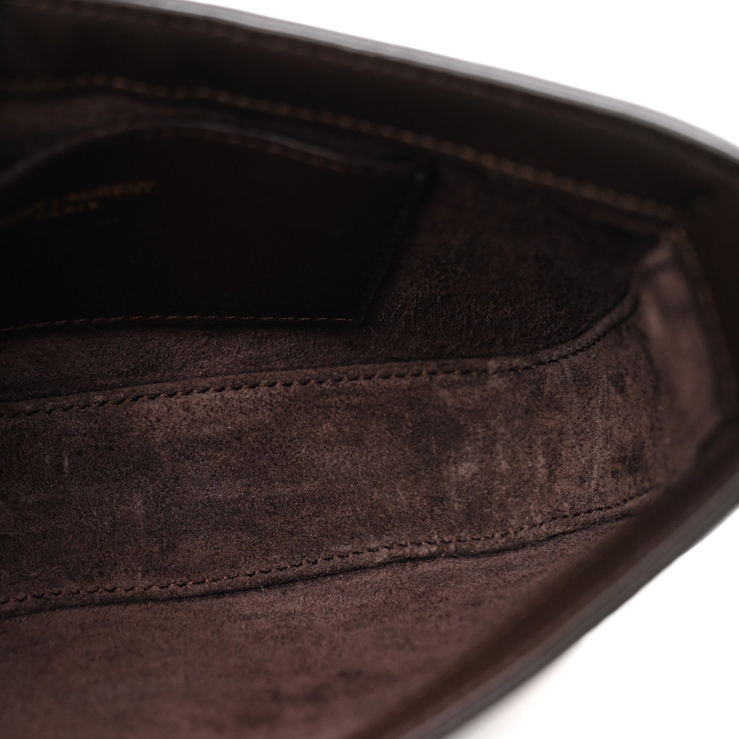 Saint Laurent Patent Calfskin Le 5 A 7 Mini Hobo Spicy Chocolate 5 of 12
