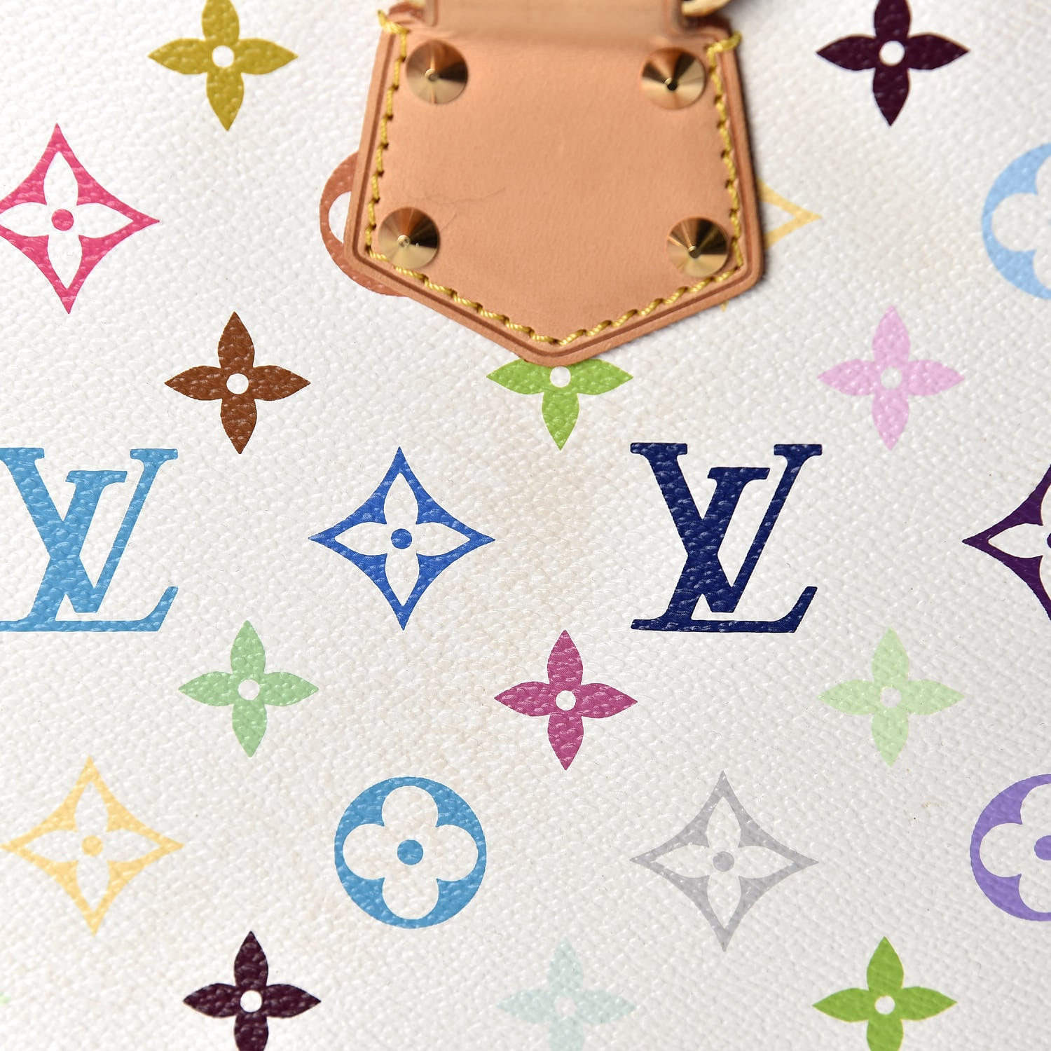 Louis Vuitton Monogram Multicolor Alma White 10 of 21