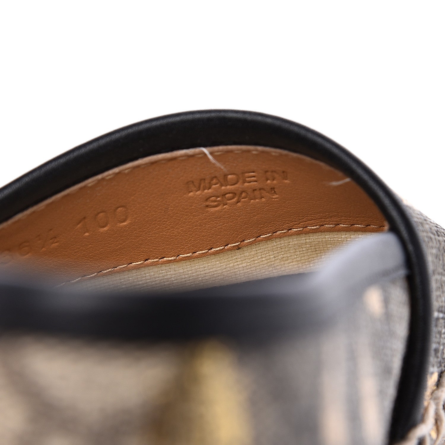 Gucci GG Supreme Monogram Bees Espadrille Flats 36.5 Beige Ebony Oro Black 10 of 11