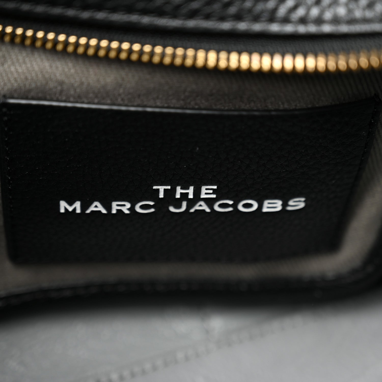 Marc Jacobs Grained Calfskin Small The Tote Bag Black 6 of 12