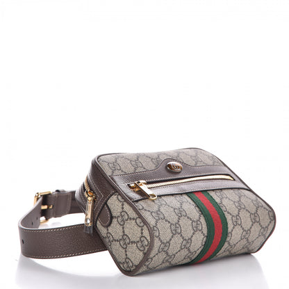 Gucci GG Supreme Monogram Web Small Ophidia Belt Bag 75 30 Dark Brown 4 of 7