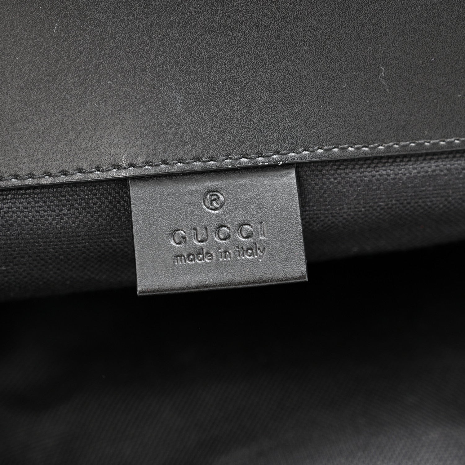 Gucci Soft GG Supreme Monogram Calfskin Web Double Buckle Backpack Black 6 of 16