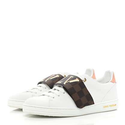 Louis Vuitton Damier Ebene Front Row Sneaker 40 White 3 of 11