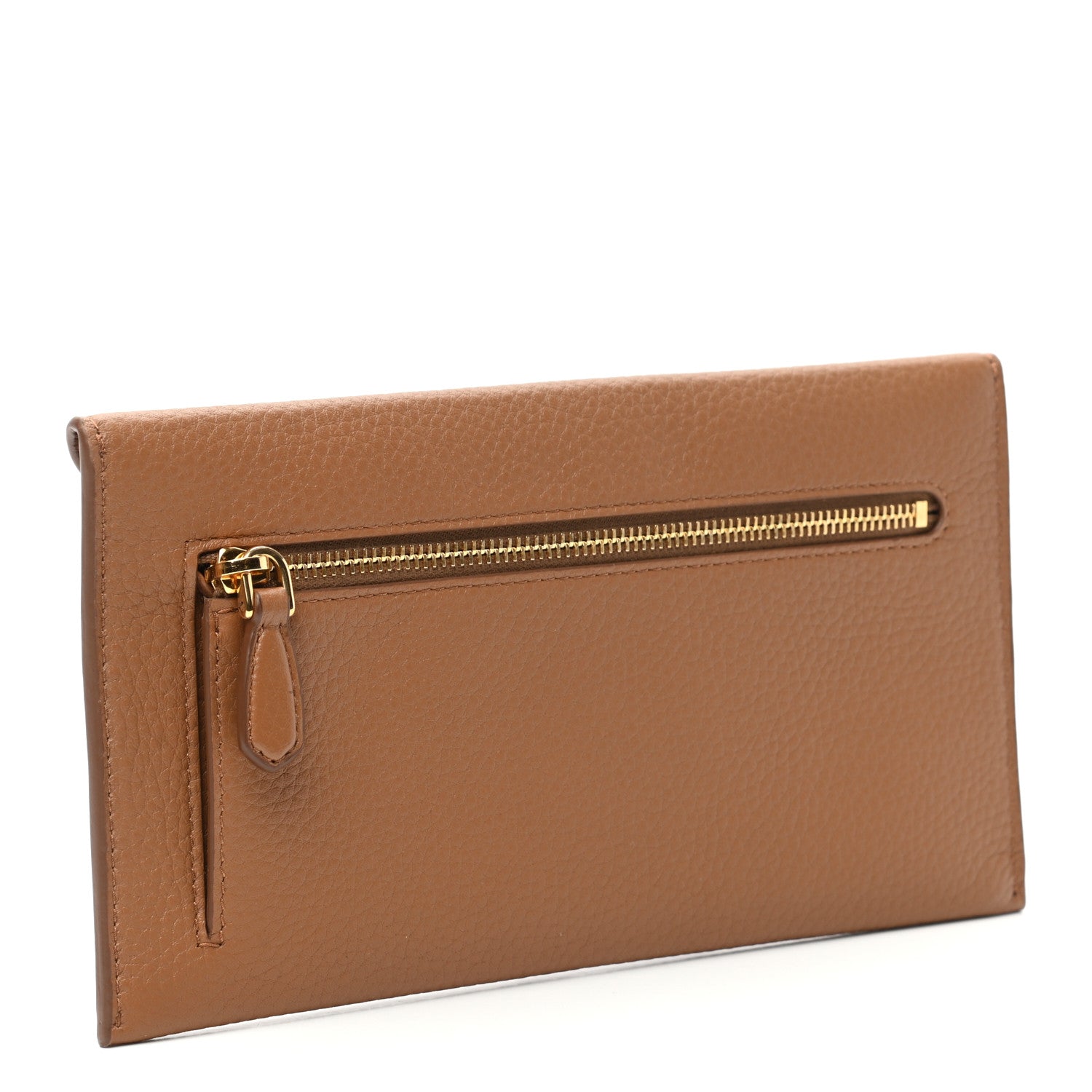 Prada Vitello Grain Envelope Wallet Cuoio 3 of 7