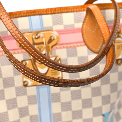 Louis Vuitton Damier Azur Summer Trunks Neo Neverfull MM 9 of 10
