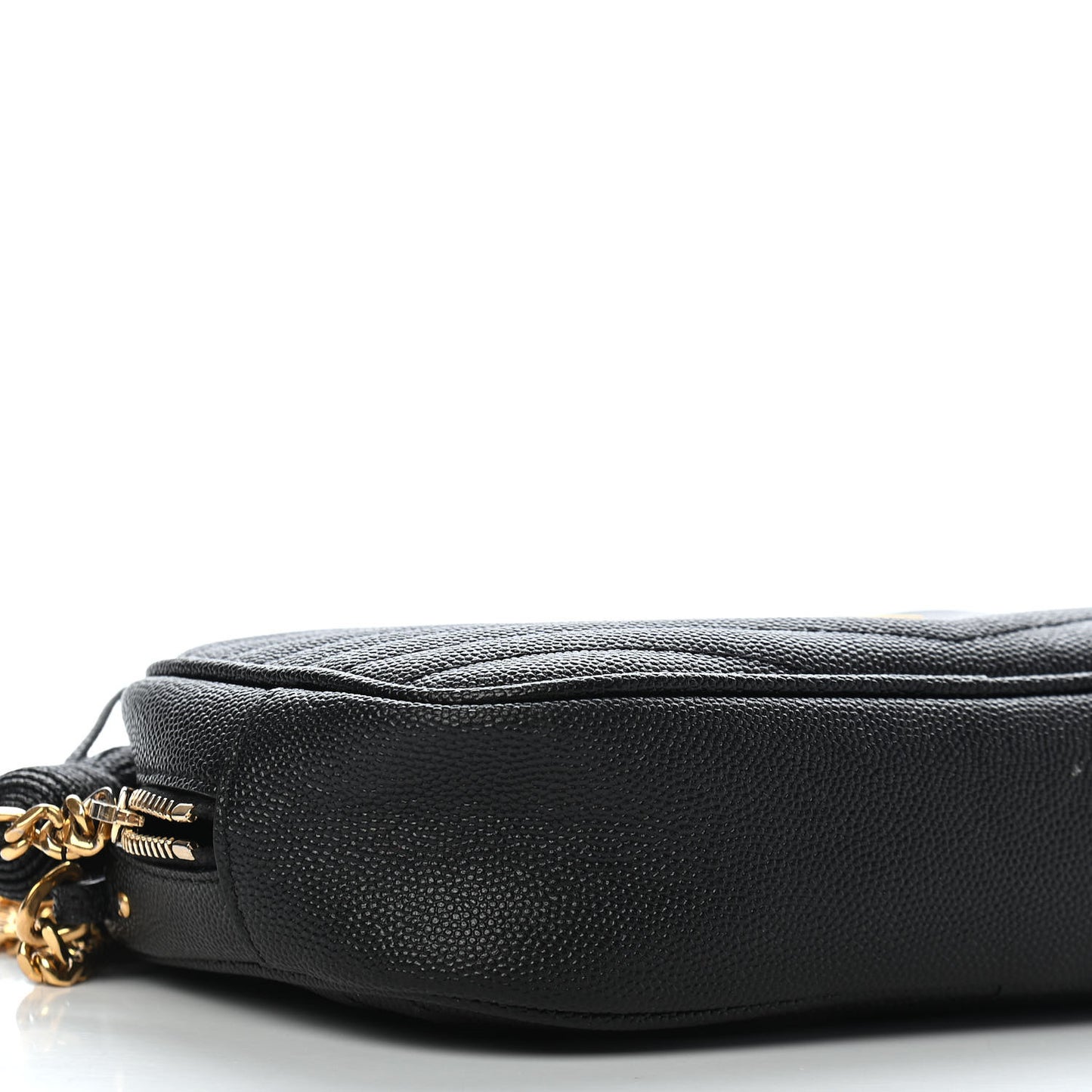 Grain De Poudre Matelasse Monogram Mini Lou Camera Bag Black
