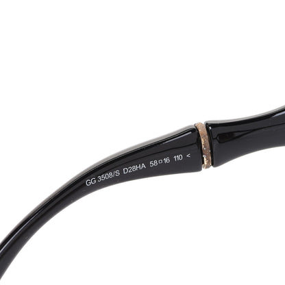 Gucci Bamboo Effect Sunglasses GG 3508S Black 5 of 7