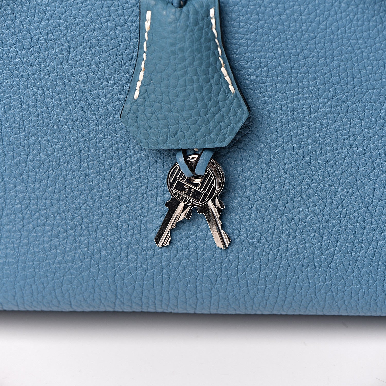 Hermes Togo Birkin 35 Blue Jean 8 of 36