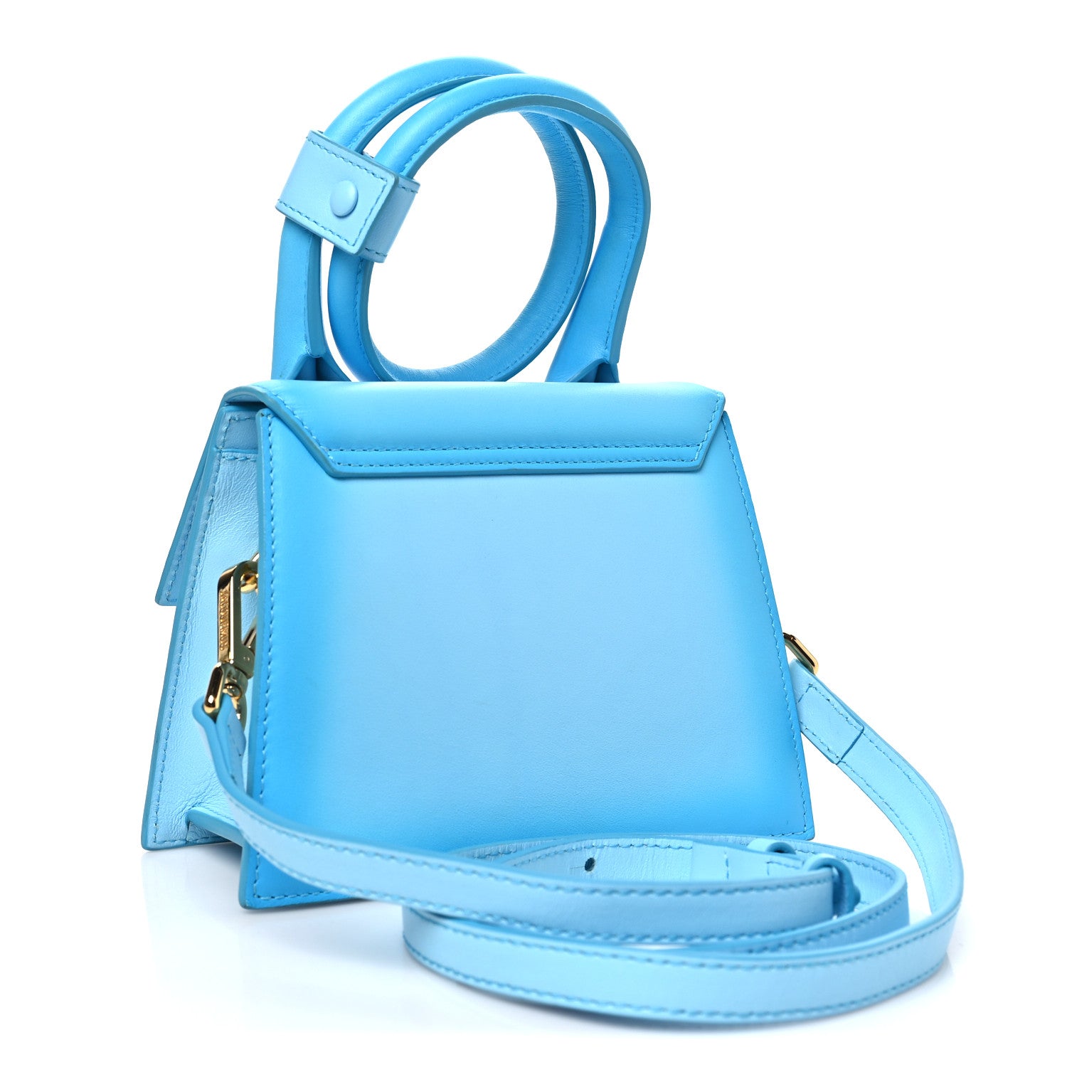 Jacquemus Smooth Calfskin Le Chiquito Noeud Blue 3 of 9