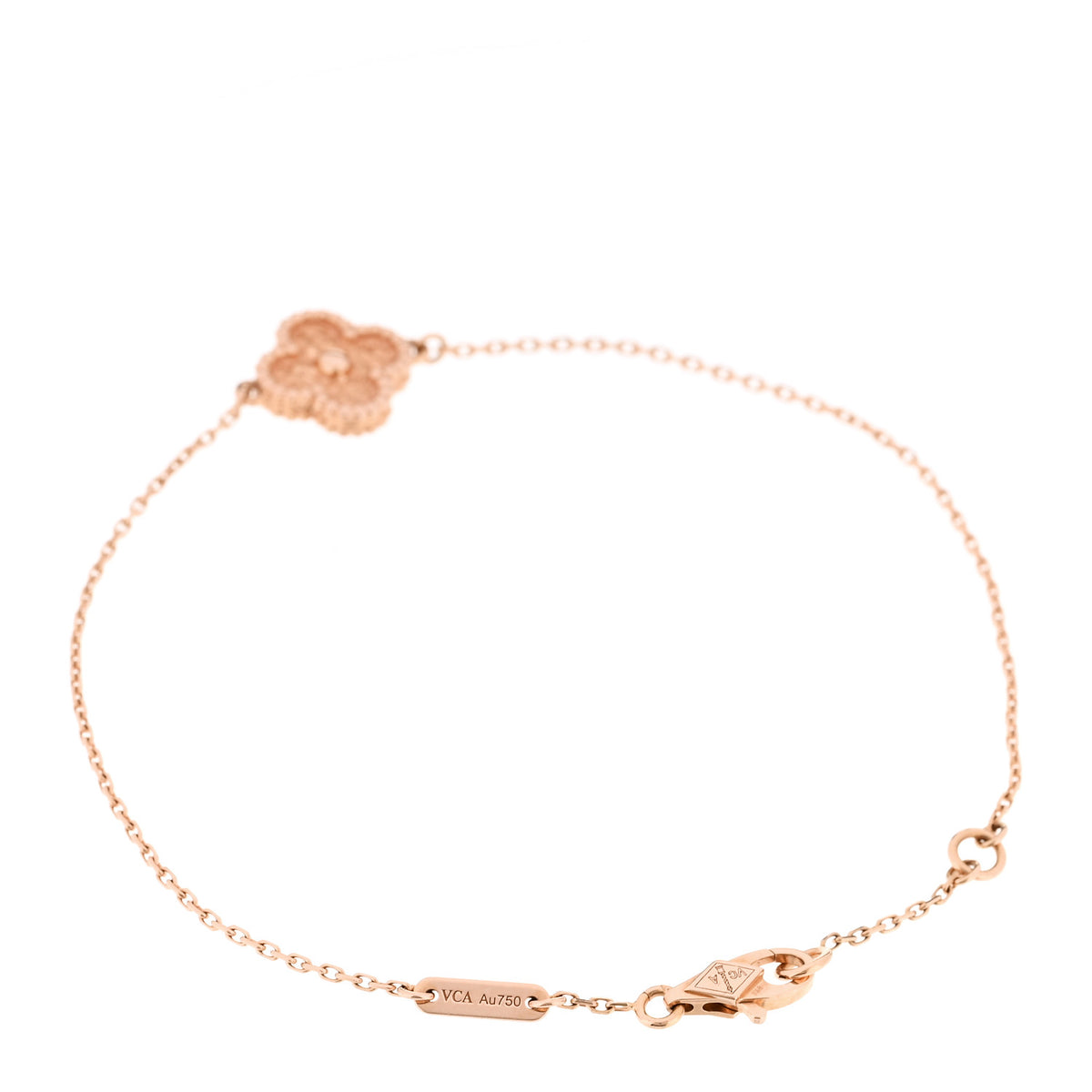 Van Cleef & Arpels 18K Rose Gold Sweet Alhambra Bracelet 2 of 5