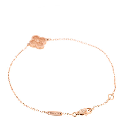 Van Cleef & Arpels 18K Rose Gold Sweet Alhambra Bracelet 2 of 5