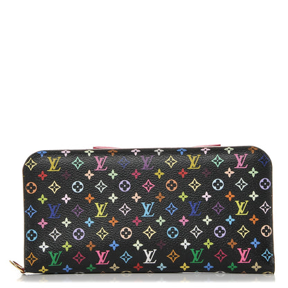 Louis Vuitton Monogram Multicolor Insolite Wallet Black Grenade 1 of 8
