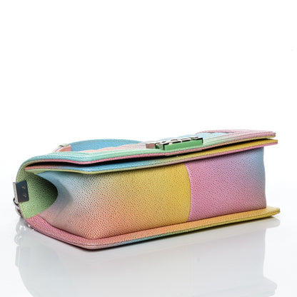 Chanel Caviar Quilted Medium Cuba Rainbow Boy Flap Multicolor 4 of 12